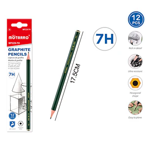 Lapices Grafito 7H 17.5Cm 12 Unidades