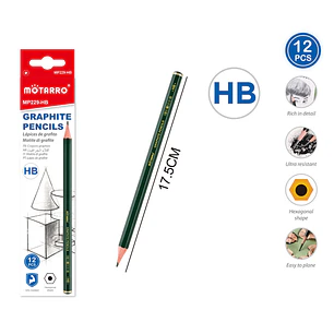 Lapices Grafito Hb 17.5Cm 12 Unidades