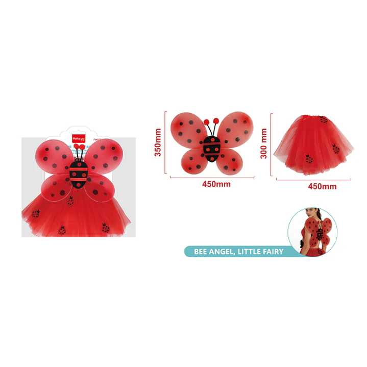 Set De Disfraz Escarabajas Rojo 2 Unidades 1