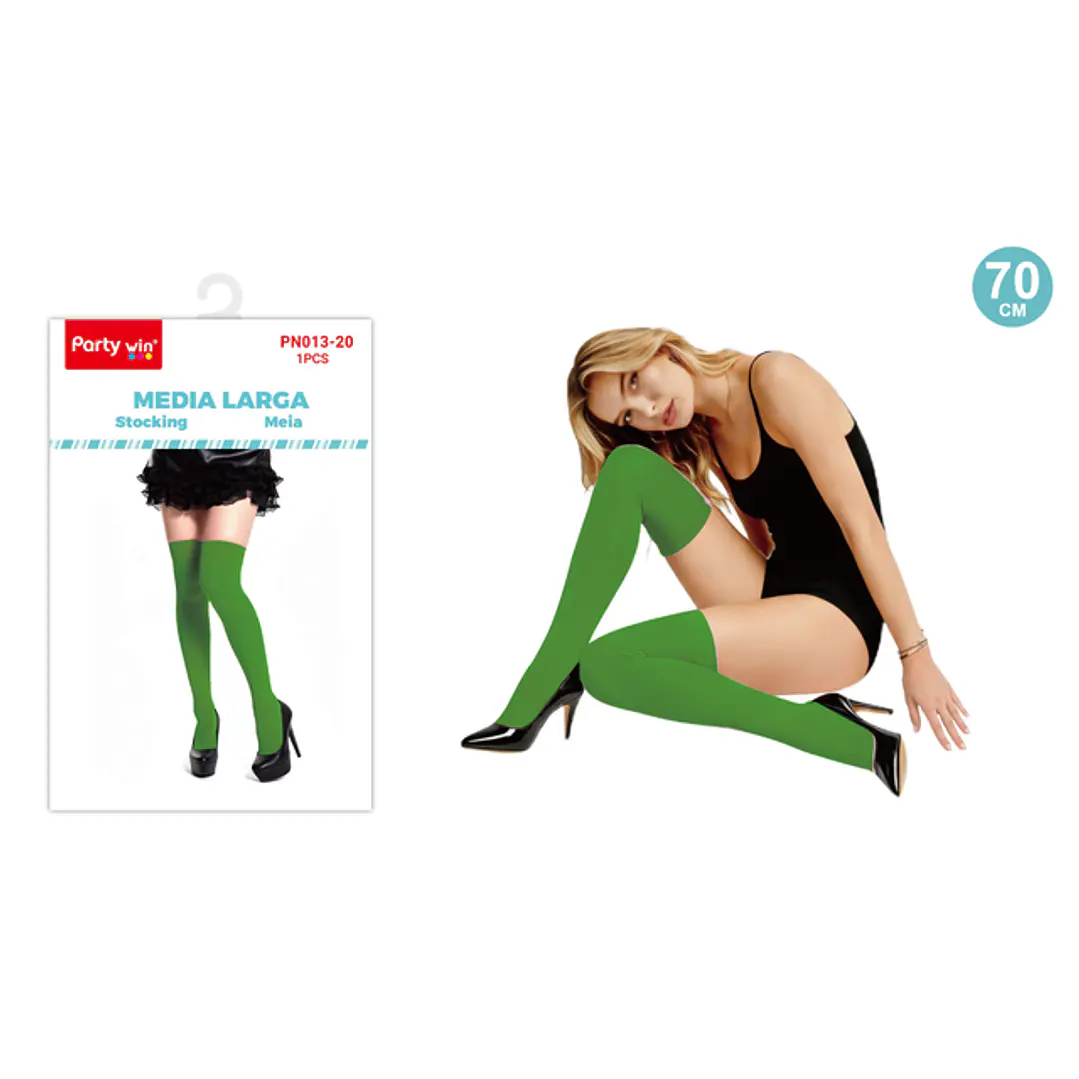 Calcetas Media Larga Verde 70Cm 1