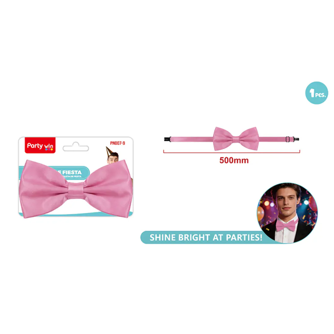 Corbatin De Fiesta Rosado 1