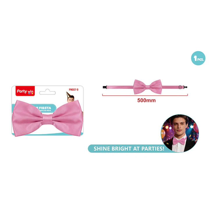 Corbatin De Fiesta Rosado 1