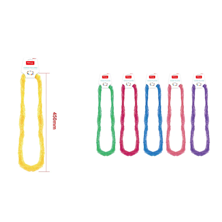 Collar Flor Plastico 45Cm 1