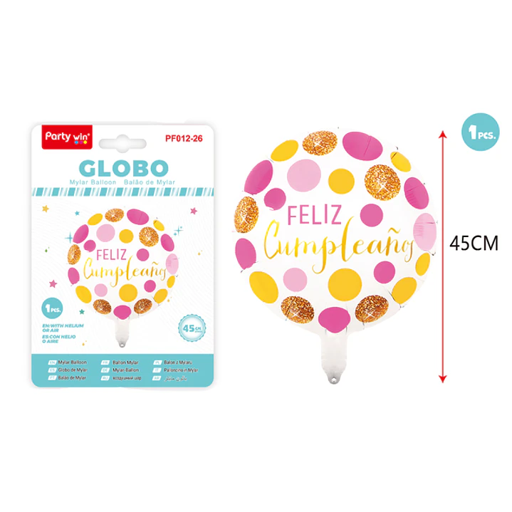 Globo Metal F.Cumple Globos 45Cm 1