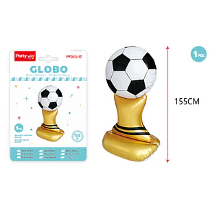 Globo Metalizado Copa Futbol 155Cm
