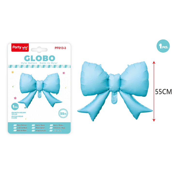 Globo Metal Lazo Azul 55*43Cm 1