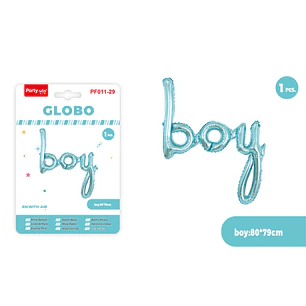 Globo Metalizado Boy Azul