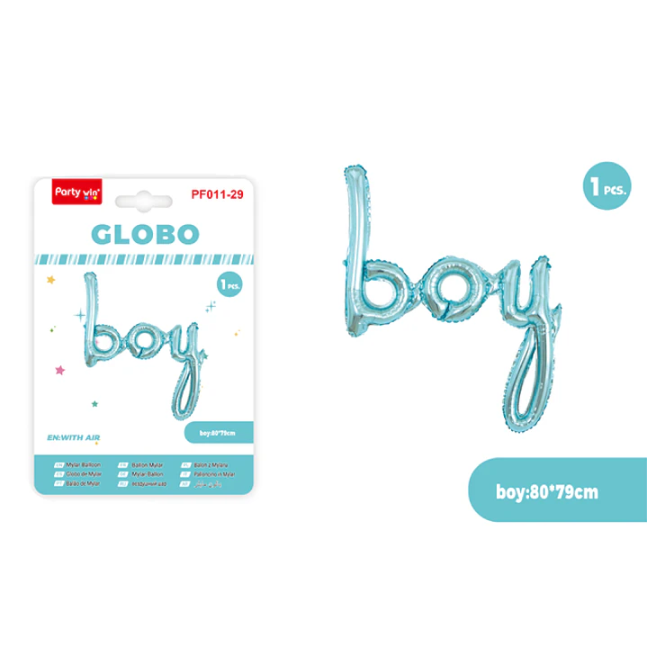 Globo Metal Boy Azul 1