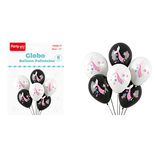 Globos Diseño Sirena 30Cm 6 Unidades