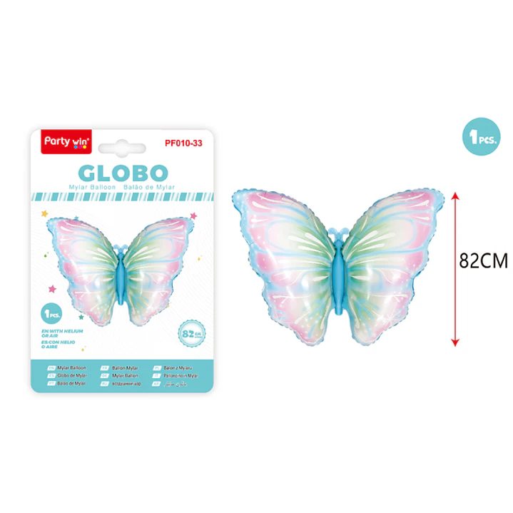 Globo Metal Mariposa Degradado 82Cm 1