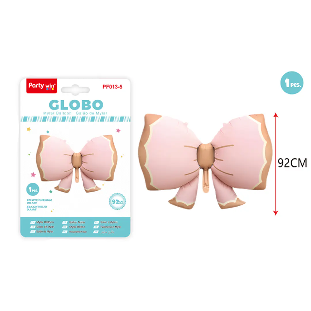 Globo Metal Lazo Rosado 92Cm 1