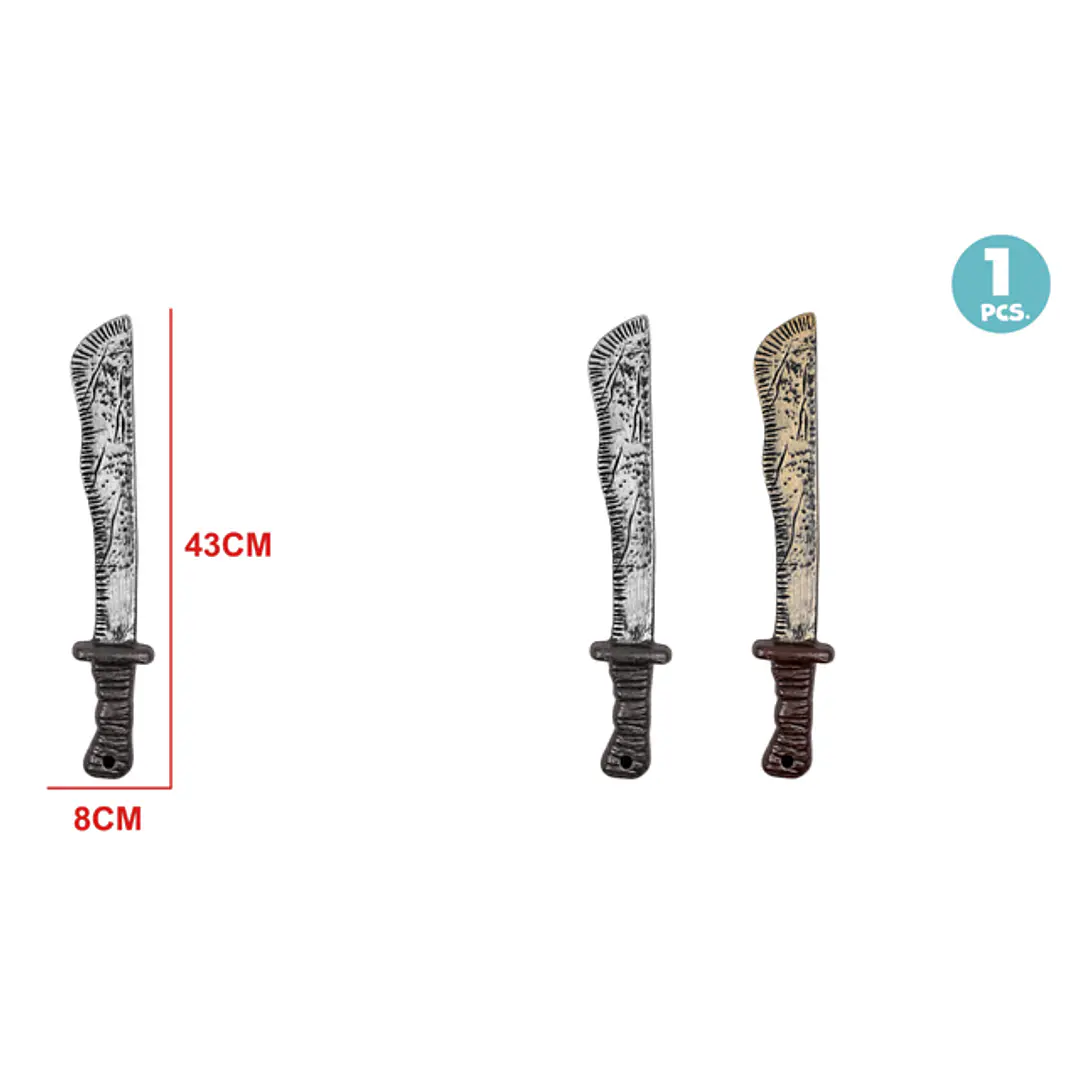 Machete Para Halloween 43X8Cm 1