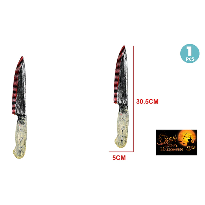 Cuchillo Para Halloween 30.5X5Cm 1