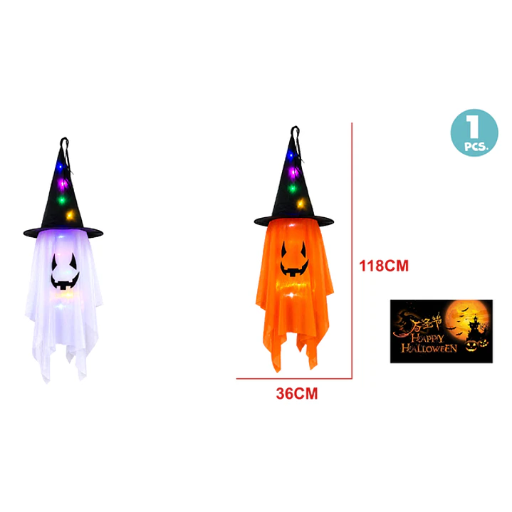 Colgante Fantasma Conluz Halloween 118Cm 1