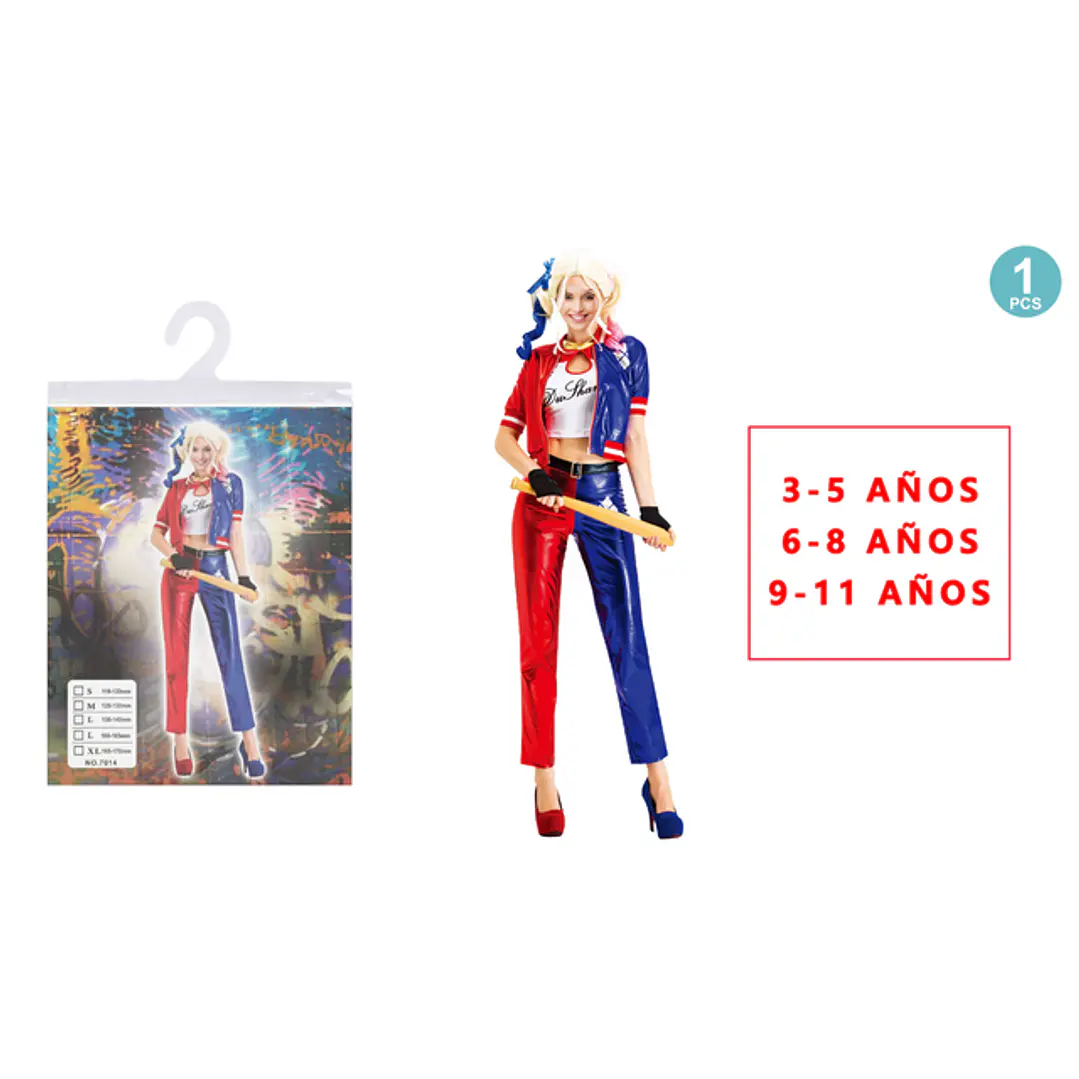 Disfraz De La Reina del Caos Talla Niños Halloween 1