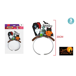 Cintillo Para Halloween 3 Unidades