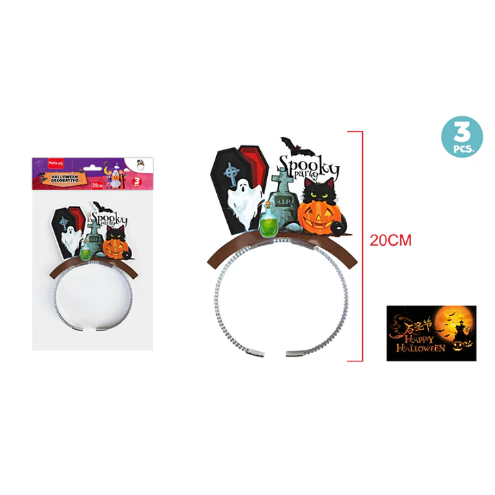 Cintillo Para Halloween 3 Unidades 1