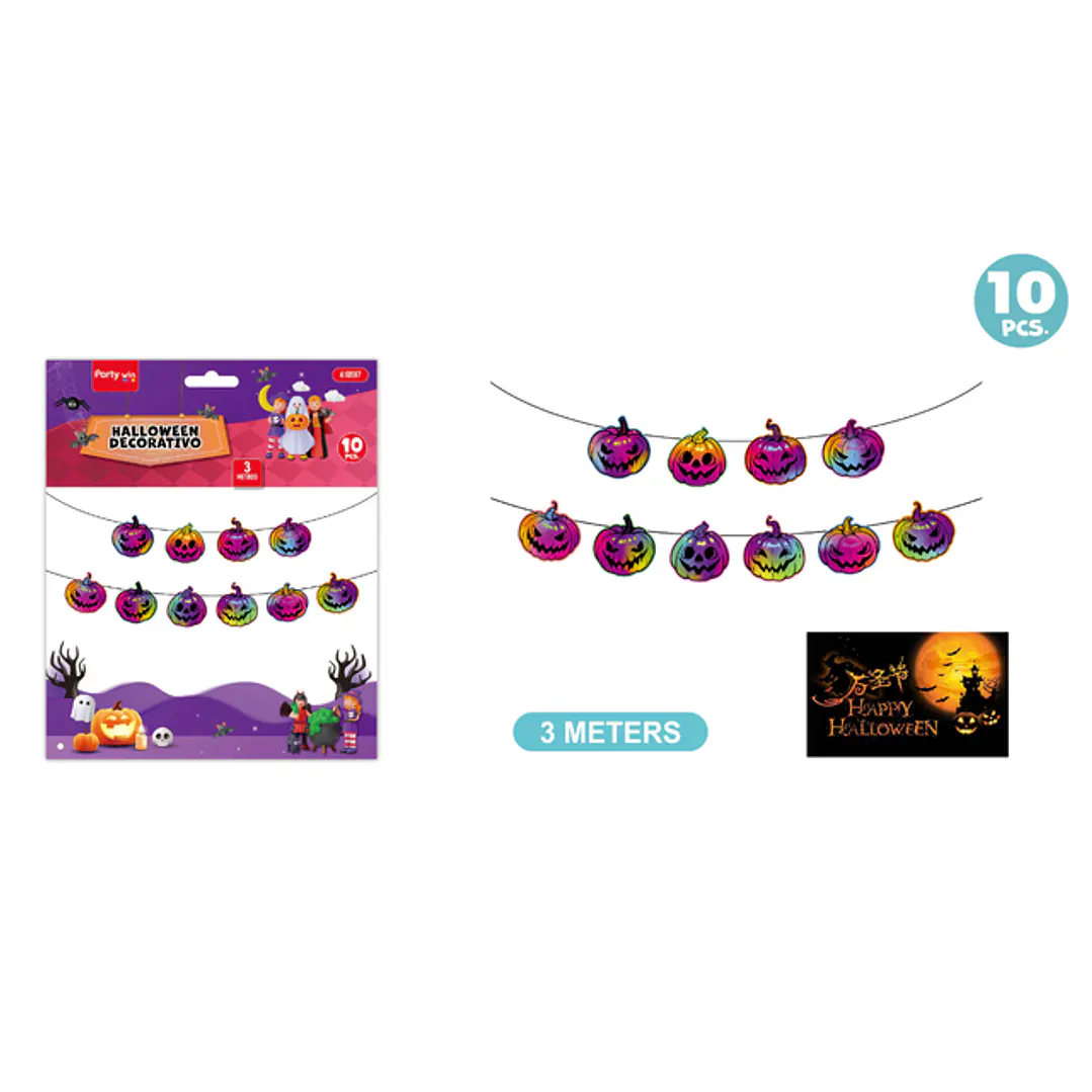 Guirnalda Para Halloween 10 Unidades 3M 1