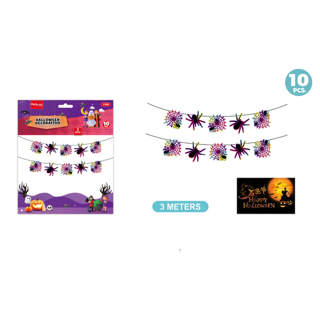Guirnalda Para Halloween 10 Unidades 3M 1
