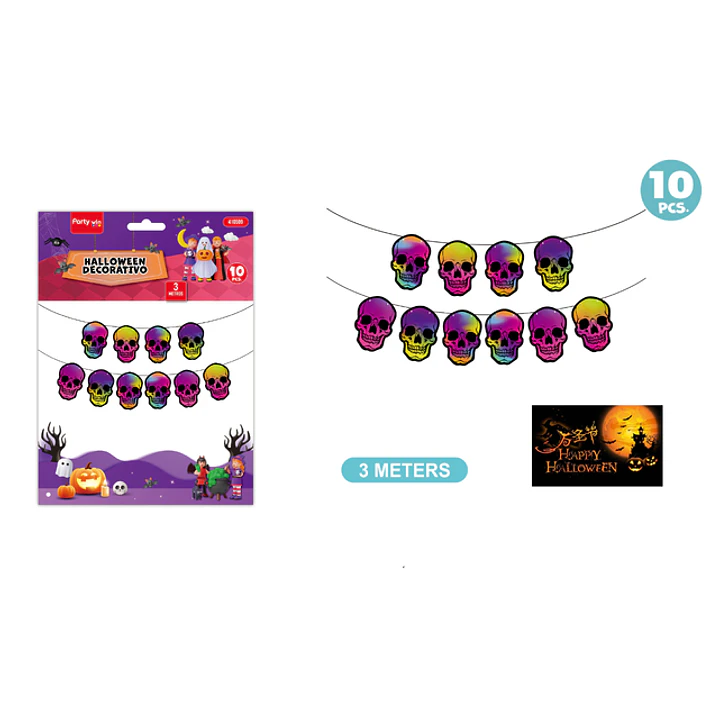 Guirnalda Para Halloween 10 Unidades 3M 1