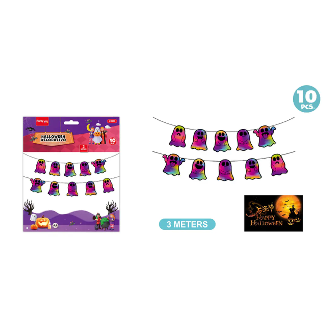 Guirnalda Para Halloween 10 Unidades 3M 1