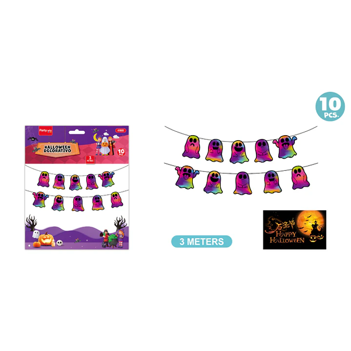 Guirnalda Para Halloween 10 Unidades 3M 1