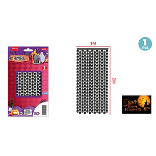 Cortina Para Halloween Esqueleto 1X2M