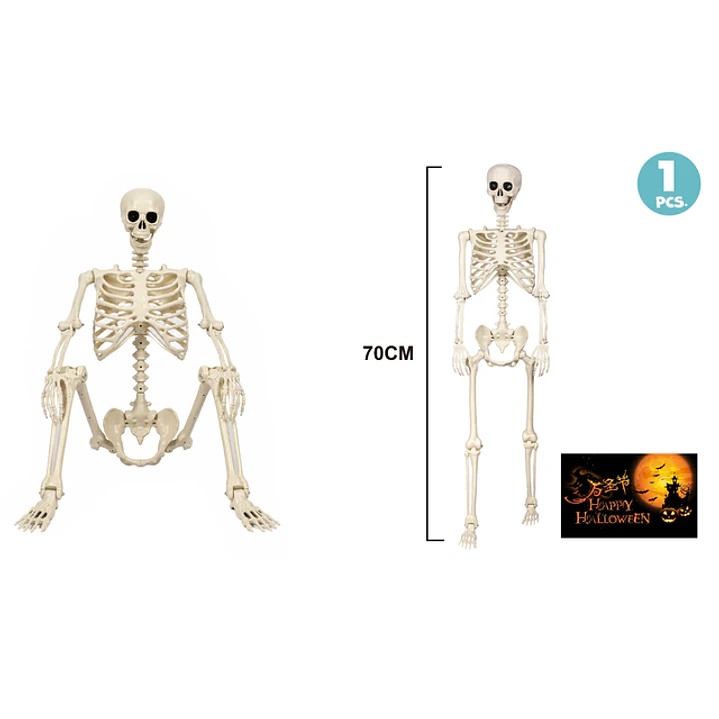 Esqueleto Para Halloween 40Cm 1