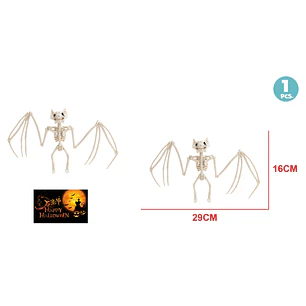 Esqueleto Murcielago Para Halloween 29Cm