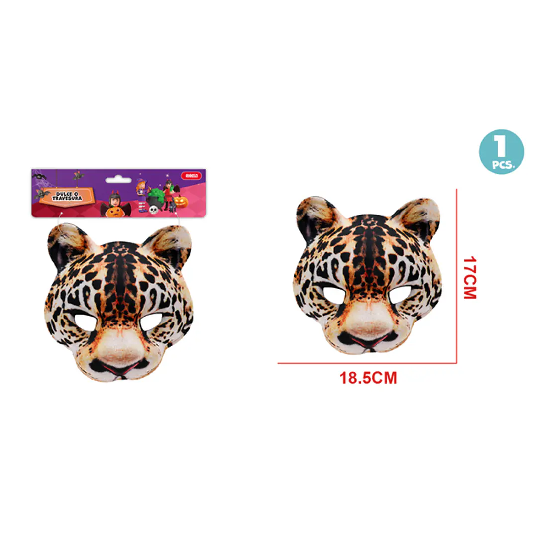 Mascara Tela Leopardo De Halloween 1
