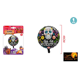 Globo Metalizado Halloween 45Cm
