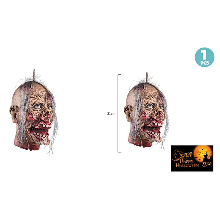 Colgante Cabeza Hombre Halloween 1