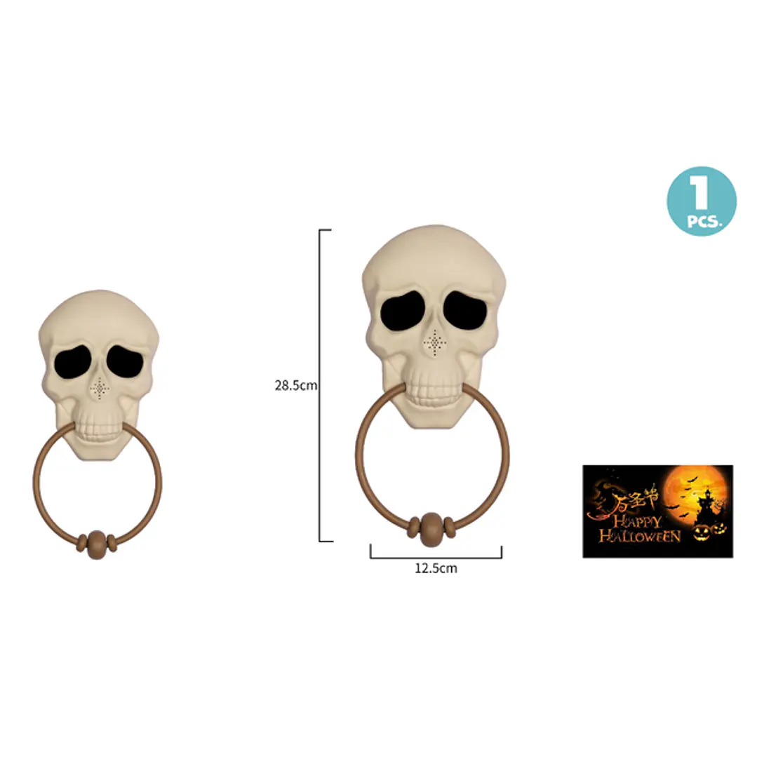 Timbre De Puerta Esqueleto Halloween 1