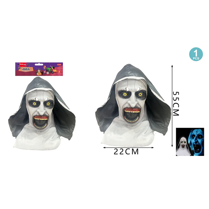 Mascara Monja Halloween 1