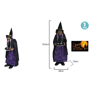 Decorativo Mujer Mayordomo Halloween 93X28Cm