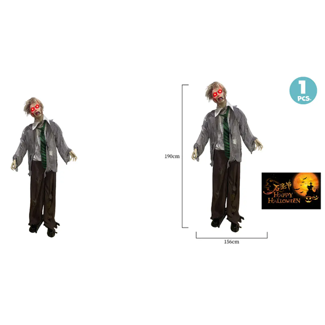 Decorativo Zombi Halloween 190Cm 1
