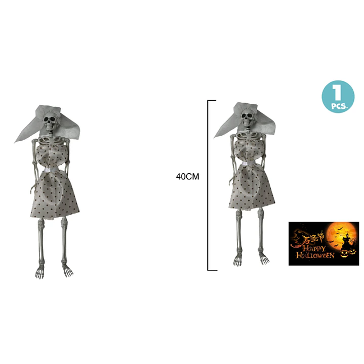 Colgante Fantasma Novia Halloween 40Cm 1