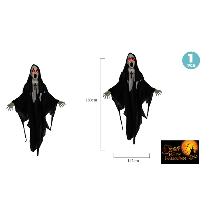 Colgante Monja Halloween 183Cm 1