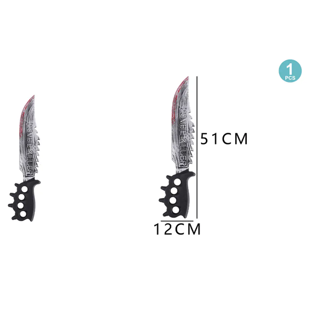 Cuchillo Zombie Halloween 1