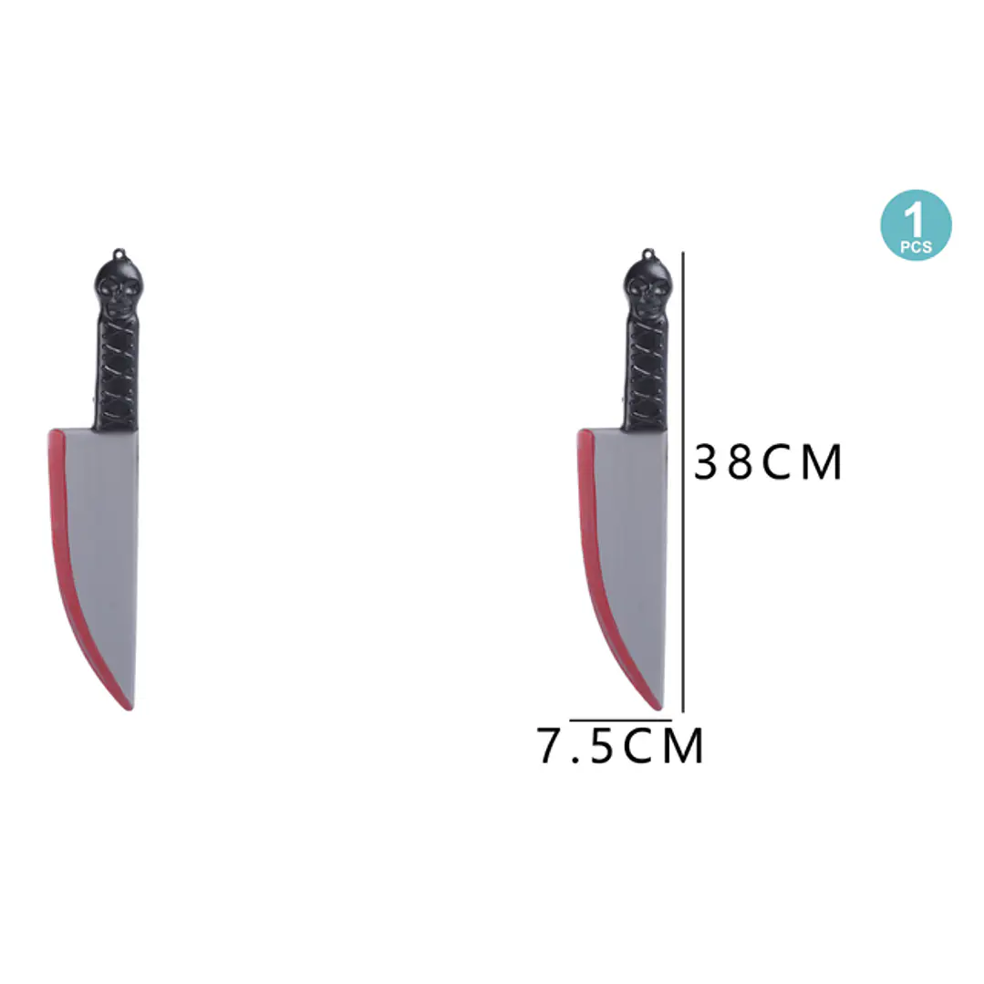 Cuchillo Chico Con Sangre Halloween 1