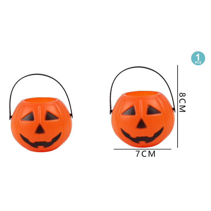 Balde Para Dulces De Calabaza/Chico Halloween 1
