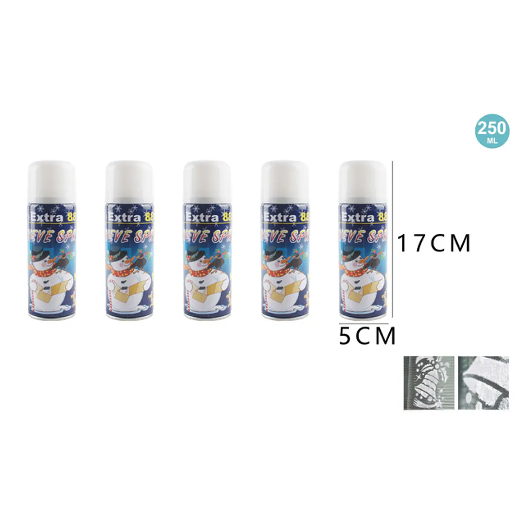 Nieves Spray Blanco 48 Unidades 250Ml 1