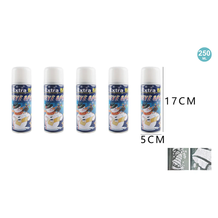 Nieves Spray Blanco 48 Unidades 250Ml 1