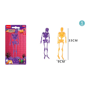 Esqueleto Humano Para Halloween 9X33Cm