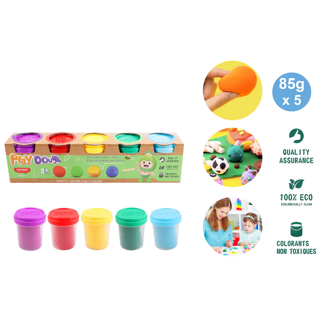 Plastilina De Harina 5Pcs 85G 1