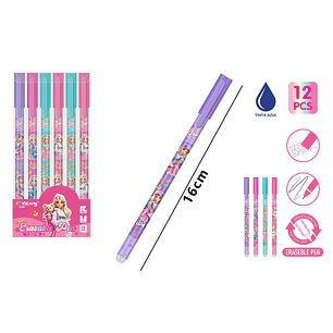 Boligrafos Borrable 16Cm 12 Unidades