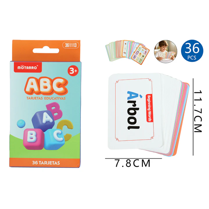 Tarjetas De Aprendizaje Inglés 36 Unidades 1