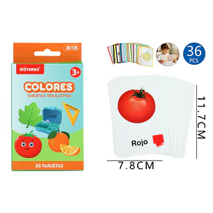 Tarjetas De Aprendizaje Color 36 Unidades