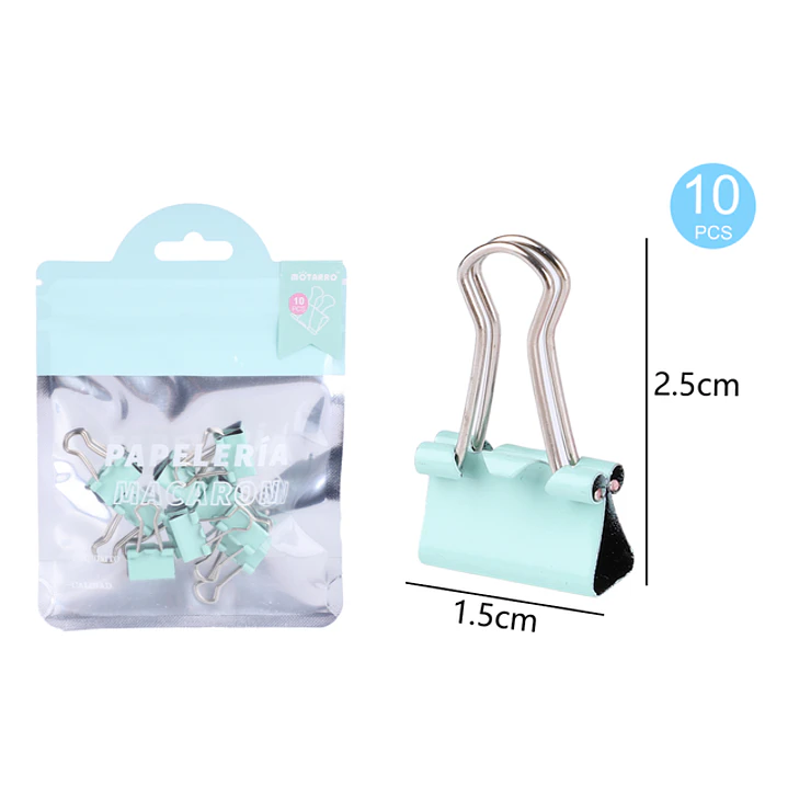 Pinza De Papel 2.5X1.5Cm 10 Unidades 1