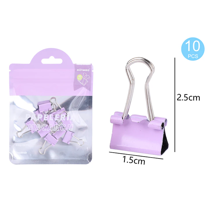 Pinza De Papel 2.5X1.5Cm 10 Unidades 1
